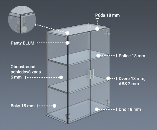 DRIVE irodai szekrények - a polcok teherbírása 30 kg
